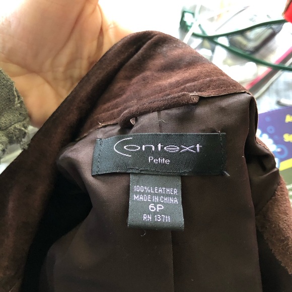 Vintage Brown suede Jacket - Picture 5 of 8